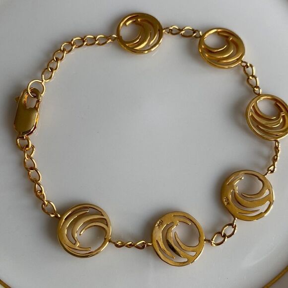 10k gold  bracelet - Picture 1 of 8